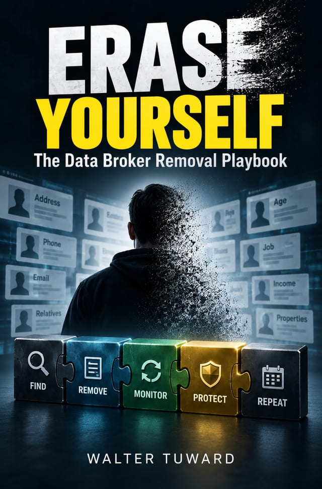Cover of Erase Yourself: The Date Broker Removal Playbook